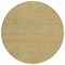Homeroots 8' Beige And Taupe Round Striped Washable Indoor Outdoor Area Rug 615652 - alternate 1