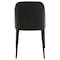 Leisuremod Tule Fabric Dining Side Chair with Powder-Coated Steel Frame, Black/Platinum Blue TCBL18BU - alternate 9