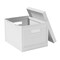 Homeroots 13" White Plastic Filing Cabinet 723062 - alternate 4