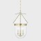 Hudson Valley Lighting Mark D. Sikes X Rousham 3 Light Lantern 12.75 In. Aged Brass MDS1601-AGB - alternate 3
