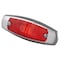 Grote Clr/Mkr Lamp-Red-Low Profile W/Bezel, 45662 45662 - alternate 1