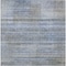 Homeroots 8' X 10' Denim Blue And Sky Blue Striped Washable Indoor Outdoor Area Rug 588049 - alternate 8