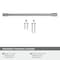 Amerock Riva 8-13/16 inch 224mm Center-to-Center Polished Nickel Cabinet Pull BP55489PN - alternate 2