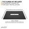 Anzzi 59 in. x 35 in. Barrier-Free Showerbase in Black with Center Drain, SMC Construction, Slip-Resistant SB-AZ409C-BL - alternate 7