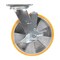 Vestil Polyurethane Swivel With Brake Caster 8 In. Diameter x 2 In. Width 1760 lb Orange/Silver CST-VE-8X2PUA-SWB - alternate 10