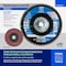 Pferd Flap Disc, 5" x 5/8-11, A SG STEELOX, 40 Grit, T27, Flat, Aluminum oxide 62258 - alternate 4