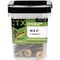Big Timber Construction Screws No. 15 Ga. X 4" L Star Round Head 1 lb Bronze CTX154-25 - alternate 3