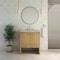 James Martin Vanities Hudson 30" Single Vanity, Light Natural Oak w/ 3 CM Victorian Silver Silestone Top 435-V30-LNO-3VSL - alternate 6