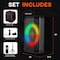 Pyle Portable Bluetooth Speaker with 8 in Inch Woofer, TWS, Mic Input, USB/SD/FM Radio, Colorful Ring PPHP868STBG - alternate 3