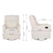 Flash Furniture Cash Swivel Glider Rocker Manual Recliner Chair, 270 Degree Swivel, USB/USB-C Charging Ports CY-RAC-536U-OFWBC-GG - alternate 7