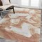 Jonathan Y Petalo Abstract Two-Tone Modern Orange/Cream 3 ft. x 5 ft. Area Rug CTP200D-3 - alternate 4