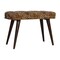 Homeroots 31in Brown Solid Wood Storage Bench With Cabinet 718242 - alternate 8
