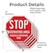 Signmission Stop Restricted Area Surgical Perso, 6 inch X 6 inch, Vinyl Decal, 5PK OC-D-5PACK-6-181 - alternate 3