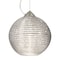 Besa Lighting Kristall 8 Cord Pendant, Glitter, Satin Nickel Finish, 1x9W LED 1KX-4616GL-LED-SN - alternate 1
