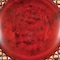 Homeroots 21" Red And Brown Round Polyresin Decorative Plaque 468289 - alternate 5