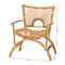 Bali & Pari Mamba Bohemian Natural Rattan Arm Chair 248-13695-ZORO - alternate 9