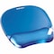 Fellowes Mousepad w/Wrist Support, Blue 91141 - alternate 1