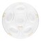 Smarty Had A Party 12" Clear with Gold Round Section Tray Disposable Plastic Seder Plates (24 Plates), 24PK 2668-CLG-CASE - alternate 4
