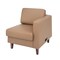 Flash Furniture HERCULES Artemis Cognac LeatherSoft Right Arm Reception Chair, 2 AC Outlets/1 USB/1 USB-C Ports ZB-8921C-RA-COGNAC-GG - alternate 1