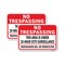 Signmission No Trespassing Area Has 24 Hour CCTV Surveillance, 18'' X 24'' 2 Signs, Heavy Gauge Aluminum, 2PK A-1824-2PACK-24962 - alternate 1
