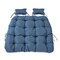 Leisuremod 2-Person Hanging Egg Chair Cushion, Weather-Resistant, Headrest & Zippered Cover ES52C-NBU - alternate 5