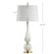 Jonathan Y Gillian 33.7" Glass LED Table Lamp, White JYL2071A - alternate 7