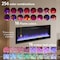 Edendirect Smart 60" WiFi-Enabled Electric Fireplace Heater, Recessed in-Wall and Wall-Mounted ZR-W1769P249201 - alternate 5