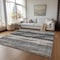 Homeroots 3' X 5' Brown Gray And Ivory Botanical Leaves Washable Indoor Outdoor Area Rug 581930 - alternate 6