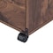 Homeroots 27" Walnut Wood Three Drawers Filing Cabinet 568323 - alternate 8