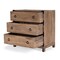 Homeroots 28" Natural Wood Solid Wood Three Drawer Dresser 389786 - alternate 8