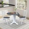 Whitewood Industries Extension Dining Tables, 45 in L, 38 in H, Parawood, 3 Piece K05-42DPT-23-C617-2 - alternate 5