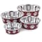 Proselect Merlot Stainless Steel 15 oz Pet Bowl For Dogs ZW8006 83 12 - alternate 2