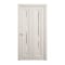 Sartodoors Sliding Closet Bi-fold Doors 36 x 96 inches, Ego 5014 Painted White Oak, Sturdy Tracks Moldings Tr EGO5014BF-PWO-36x96 (2* 18x96) - alternate 1