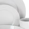 Elama Maisy 18 Piece Round Porcelain Dinnerware Set in White EL-MAISY - alternate 6