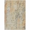 Homeroots 5' X 8' Terra Cotta Beige And Dark Gray Abstract Washable Indoor Outdoor Area Rug 605525 - alternate 8