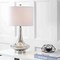 Jonathan Y Cecile 25.5" Glass Teardrop LED Table Lamp, Mercury Silver/Chrome, 2PK JYL1081A-SET2 - alternate 6