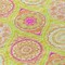 Homeroots 8' Lime Green Pink And Ivory Round Floral Medallion Washable Indoor Outdoor Area Rug 614601 - alternate 5