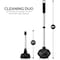 Neiko Toilet Plunger, 2 Piece, Bonus Mini-sink and Drain Plunger, Telescopic Aluminum Handle 60169A - alternate 5
