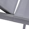 Leisuremod Marlin Patio Chaise Lounge Chair with Black Aluminum Frame, Dark Grey, 2PK MLBL-77DGR2 - alternate 8