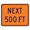 Sign Solutions Usa Traffic Sign, 30 in Width, Aluminum Sign, Horizontal Rectangle DUS06DFO3024W16-4P5 - alternate 1