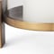 Homeroots 12" Gold Geometric Glass And Metal Tabletop Hurricane Candle Holder 608421 - alternate 5
