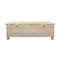 Homeroots 46in Antique White Solid Carved Wood Scroll Bench with Flip Top 489210 - alternate 7