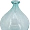 Homeroots 10" Aqua Bubble Glass Round Table Vase 565468 - alternate 5