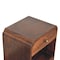 Homeroots 20" Brown Solid Wood One Drawer Nightstand 651742 - alternate 7