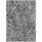 Homeroots 5' X 8' Gray Charcoal And Silver Abstract Washable Indoor Outdoor Area Rug 588469 - alternate 5