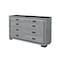 Global Furniture Usa Contemporary Isabella Grey King Bed Group ISABELLA-GREY-KBG - alternate 6