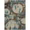 Homeroots 5' X 8' Beige Brown And Copper Geometric Washable Indoor Outdoor Area Rug 589369 - alternate 6