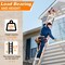 Wrightmaster 17 ft. Aluminum Multi-Position Ladder w/ Wheels and Stabilizer Bar, 330 lbs. Load Capacity, Orange ZOR-17FT-OR - alternate 7