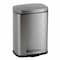 Happimess Connor Rectangular 13.2-Gallon Trash Can w/ Soft-Close Lid and FREE Mini Trash Can, Platinum Silver HPM1006A - alternate 3