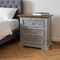 Homeroots 32" Gray Three Drawer Nightstand 527065 - alternate 6